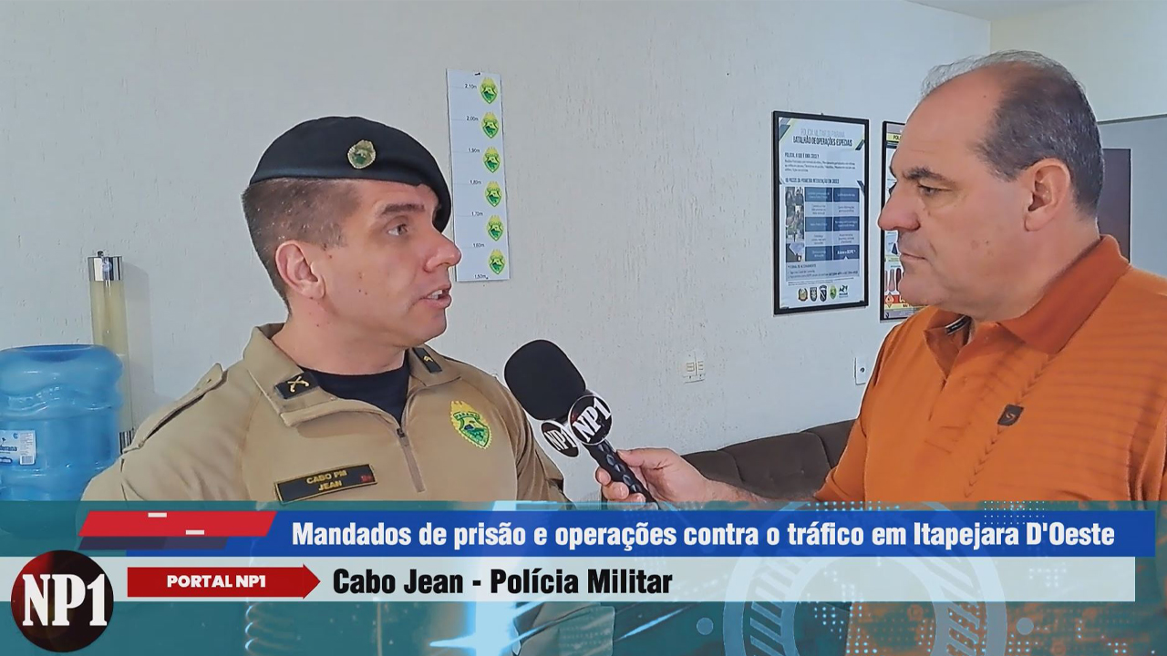 Polícia Militar prende homem com mandado judicial durante ação em Itapejara D’Oeste