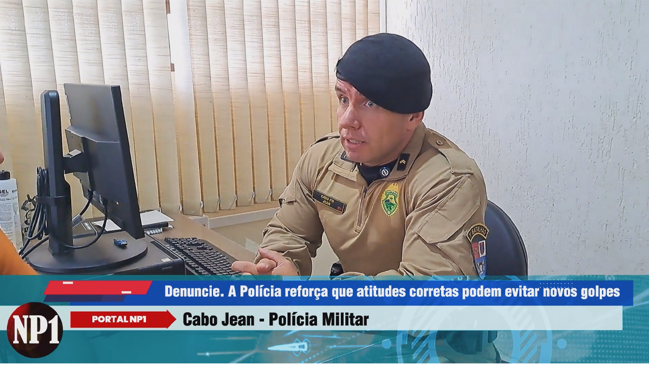Cabo da PM orienta moradores sobre golpes virtuais que causam prejuízos em Itapejara D’Oeste